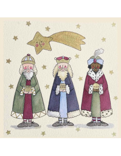 Servilletas reyes magos