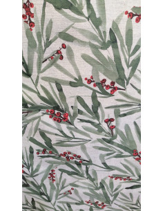 Mantel de navidad acebo